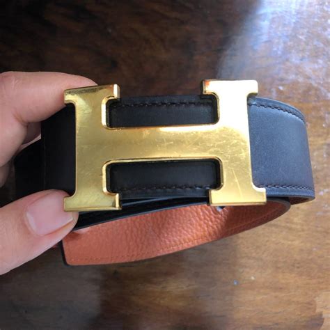 hermes h buckle size|authentic Hermes belt buckle.